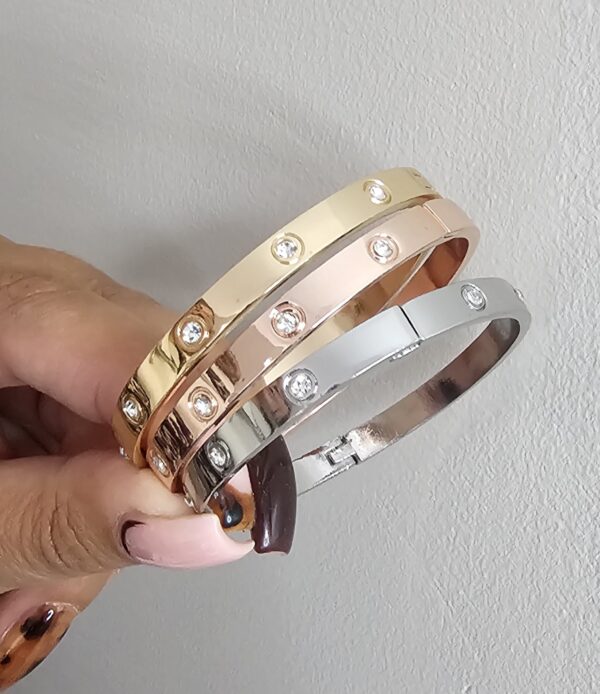 Diamond dupe bangles