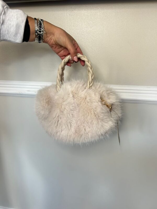 Puff ball faux fur bags - Image 2