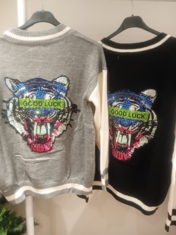Jewel tiger cardigan