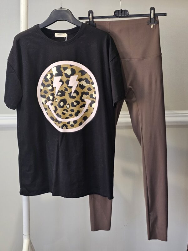 Leopard smiley tee - Image 2