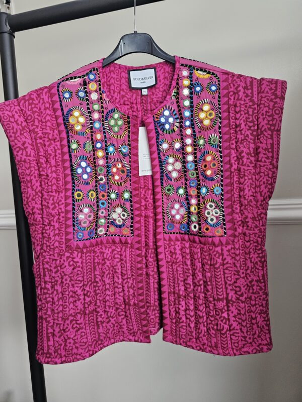 Quilted mirror jacket
