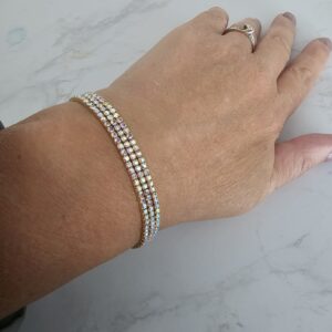 Diamond strand bracelet
