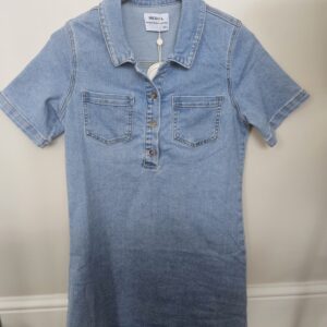 Denim mini dress