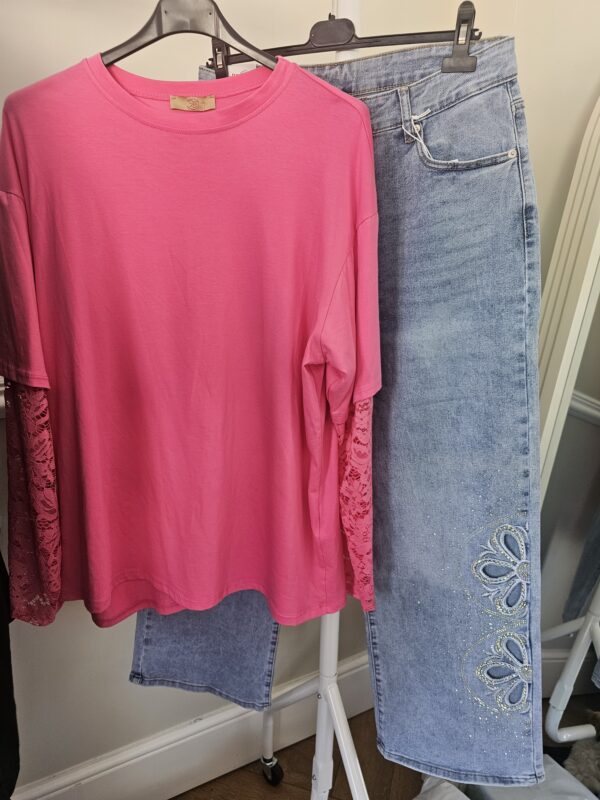 Plus lace t shirt - Image 2