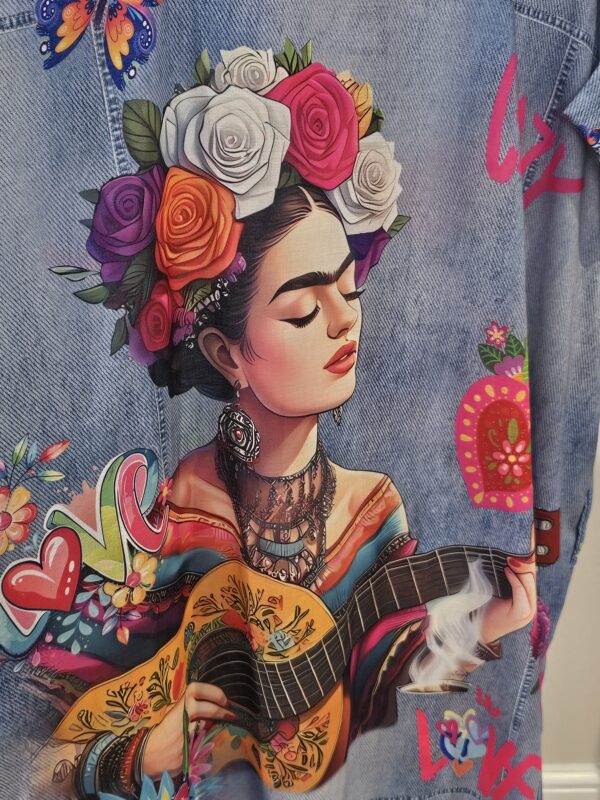 Frida musical shirt dress - Image 3