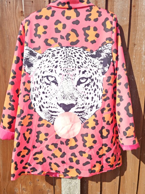 Fushia print blazer - Image 2