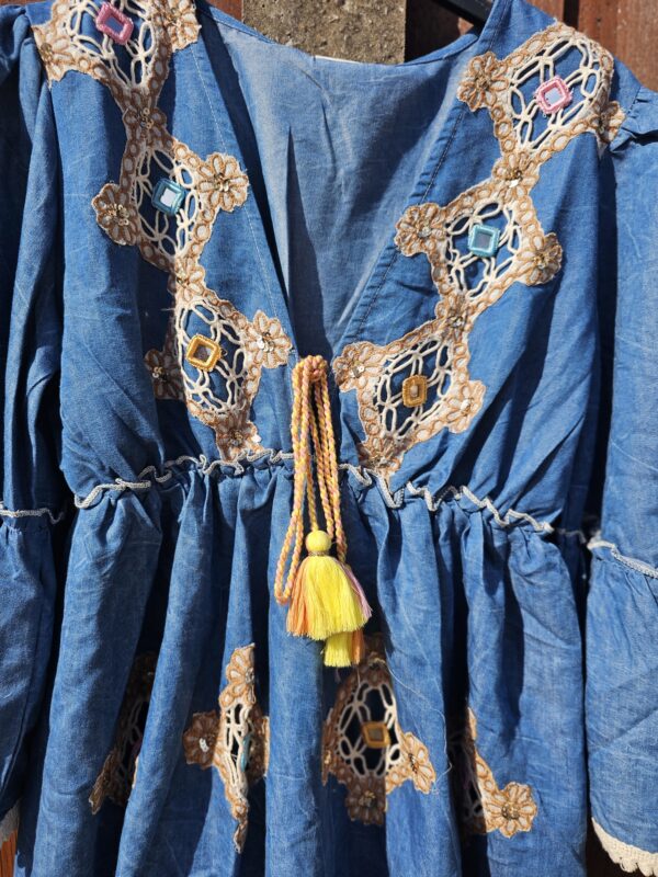 Denim texas dress - Image 2