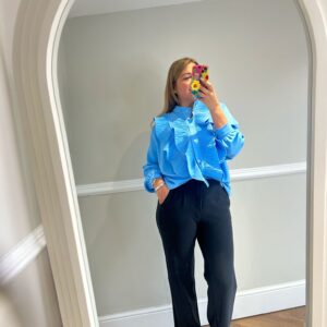 Black stretch trousers