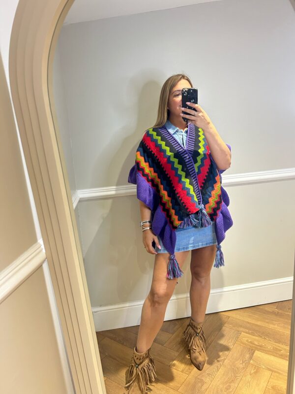 Frill knit shawl - Image 3