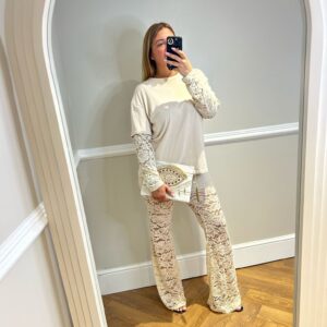 Lace trousers