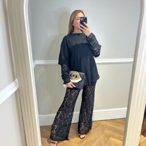 Lace trousers