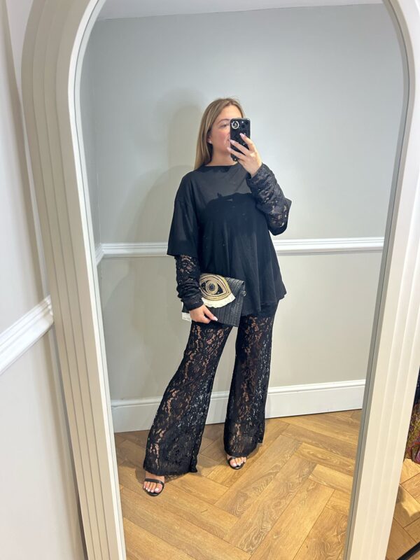 Lace trousers