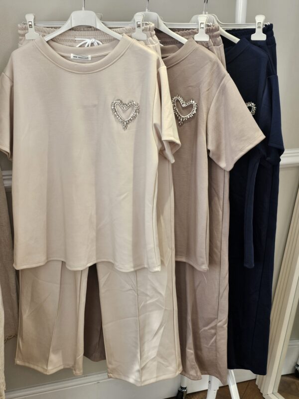 Diamond heart jogger set - Image 2