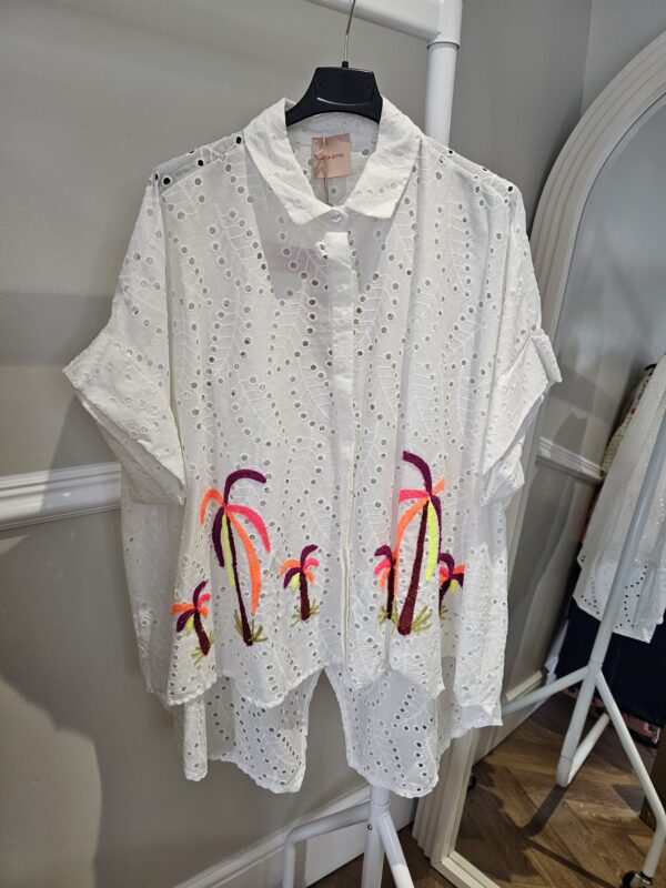 Neon palm shirt
