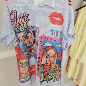 Graffiti kiss shirt