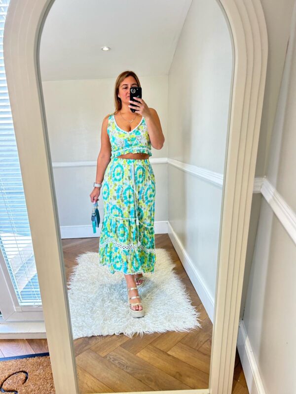 Tye dye skirt set - Image 2