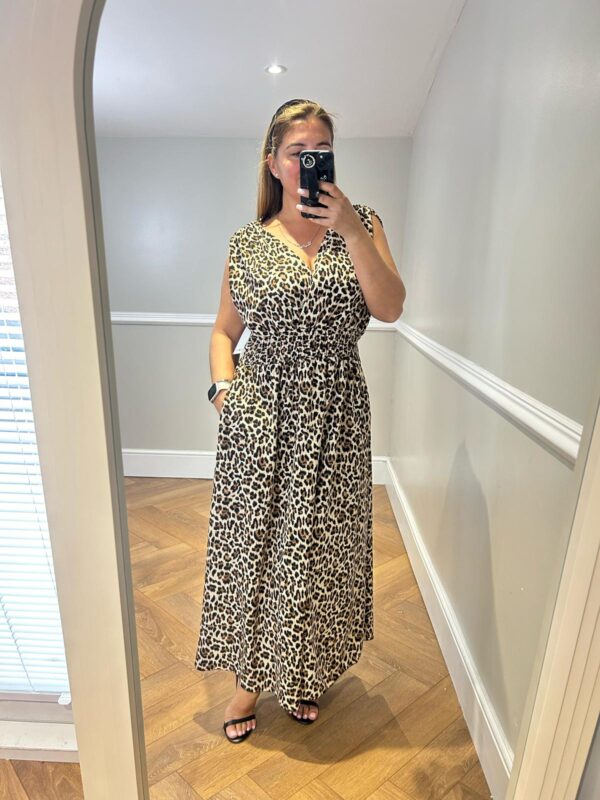 Leopard maxi dress
