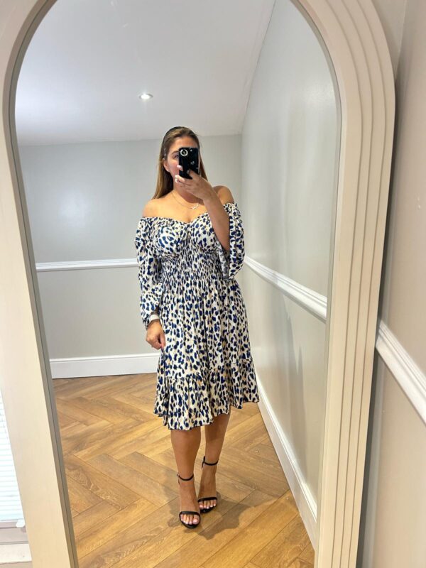 Leopard midi magic dress