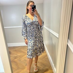 Leopard midi magic dress