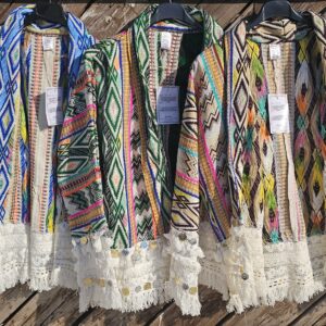 Diamond boho jacket