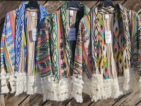 Diamond boho jacket