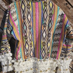 Diamond boho jacket