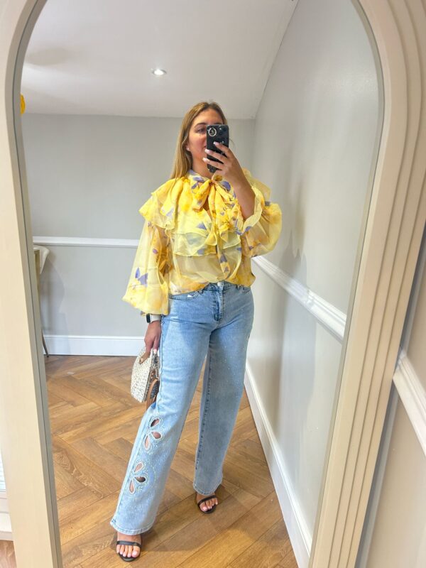 Lemon frill shirt - Image 2