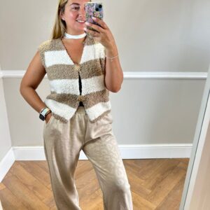 Terri stripe waist jacket