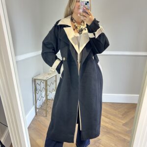 Penny long trench coat