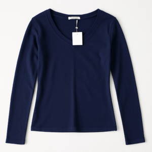 V neck basic top