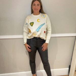 Aries embroidered jumper