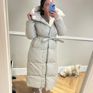 Long duvet coat
