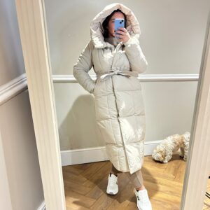 Long duvet coat