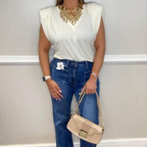 Shoulder pad tshirt