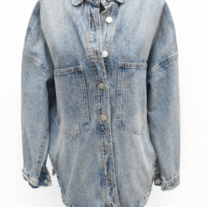 Denim shacket