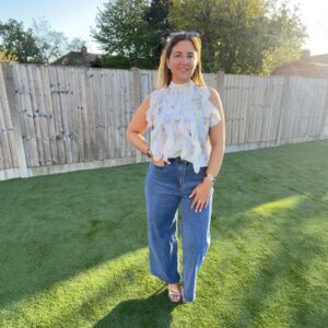 Bluebell frill blouse