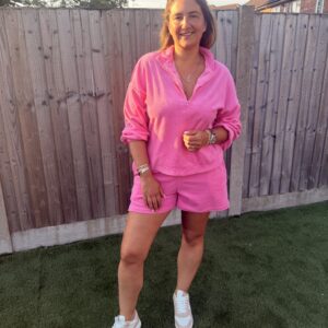 Towelling shorts sets