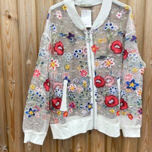 Embroidered floral jacket