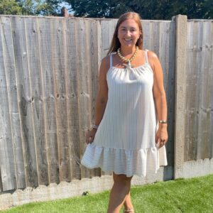 Pinstripe summer dress