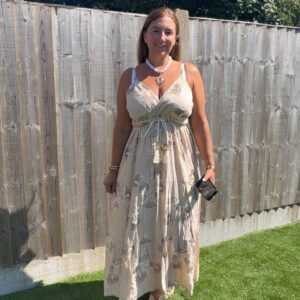 Lucy embroidered dress