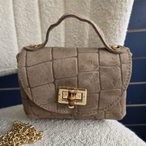 Pelle mini suede bag