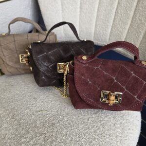 Pelle mini suede bag