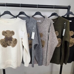 Bear knitted jumper